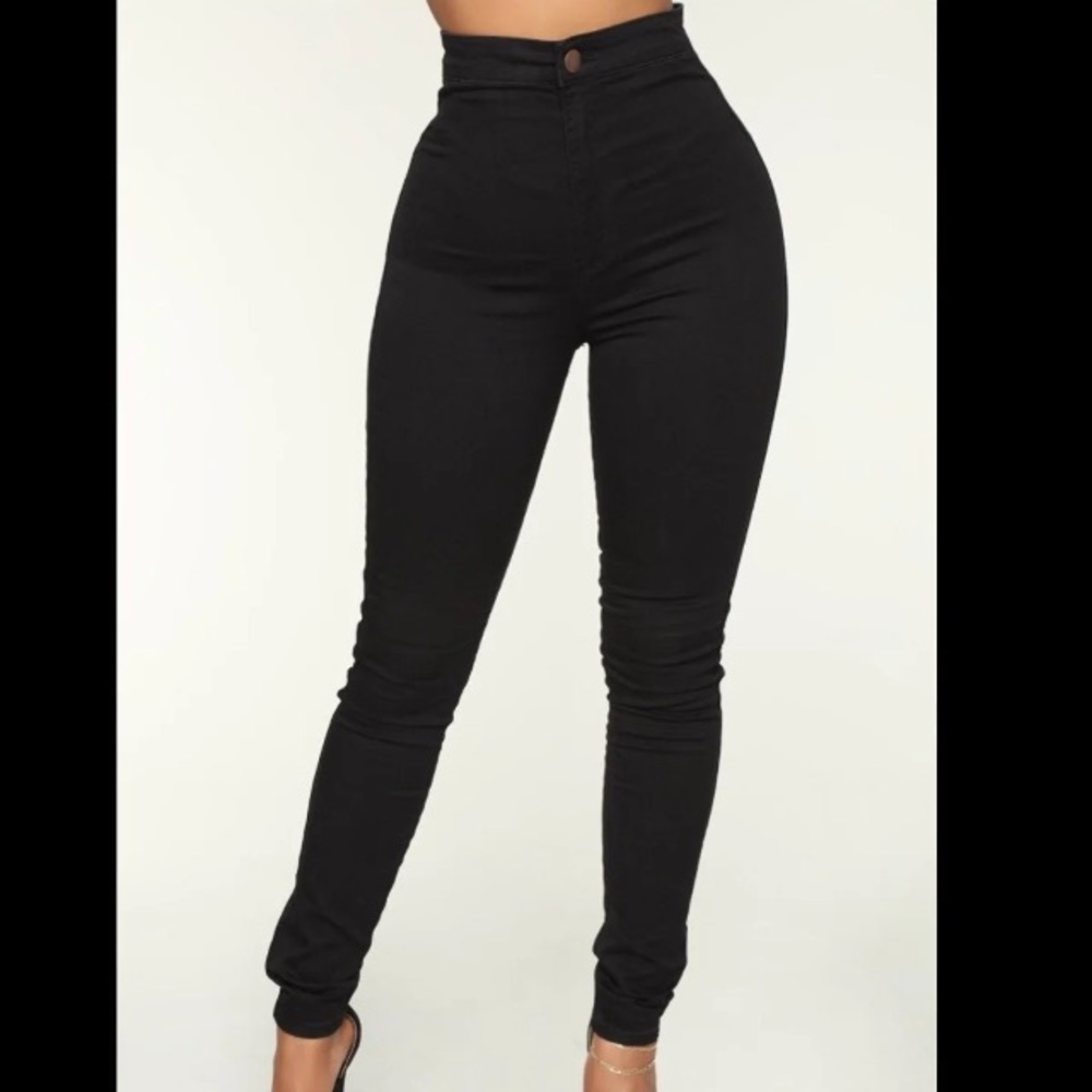 Fashion Nova High Waisted Women’s Black Jeans